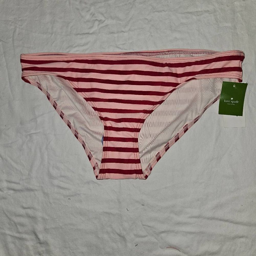 Kate Spade Nahant Shore Bikini Bottom Size XL in Red Posy